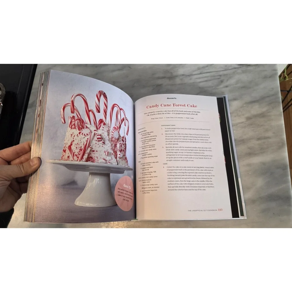 The Unofficial Elf Cookbook 70+ Recipes Inspired by Film Jackie Alpers HC 2024